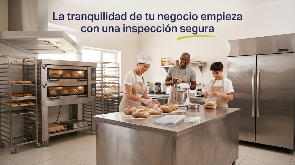 Panadería operando con seguridad tras inspección de gas